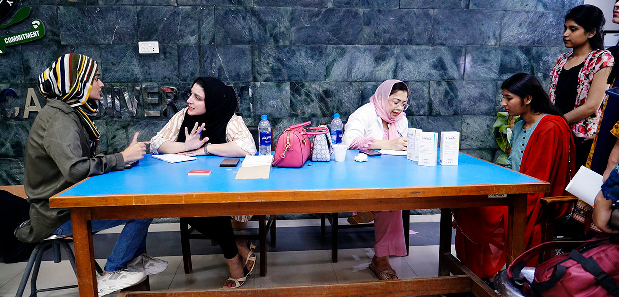 Free Skincare Camp at Ziauddin University!